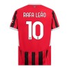 Virallinen Fanipaita + Shortsit AC Milan Rafael Leao 10 Kotipelipaita 2024-25 - Lasten